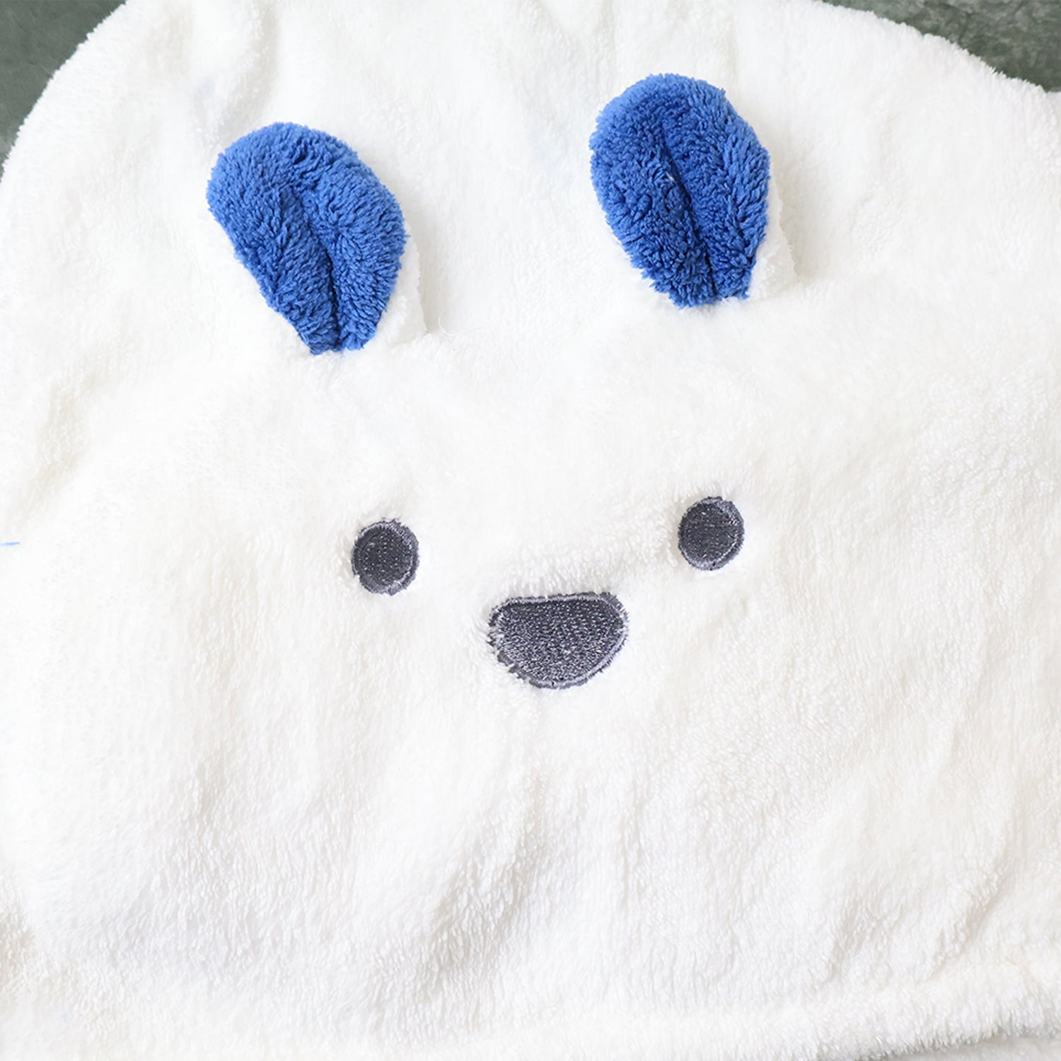 Soft Microfiber Hair Drying Towel Wrap with Cute Animal Ears & Button Closure (1 Pc) Soft Microfiber Hair Drying Towel Wrap with Cute Animal Ears & Button Closure (1 Pc)